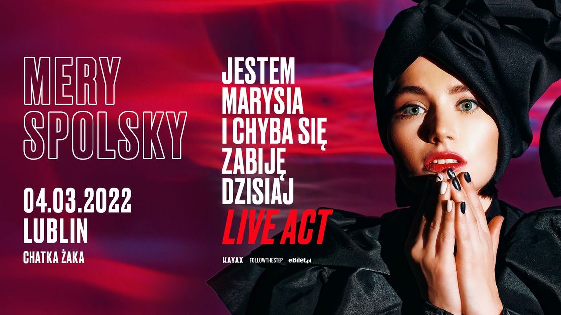 Mery Spolsky wystąpi w Lublinie. Koncert w Chatce Żaka