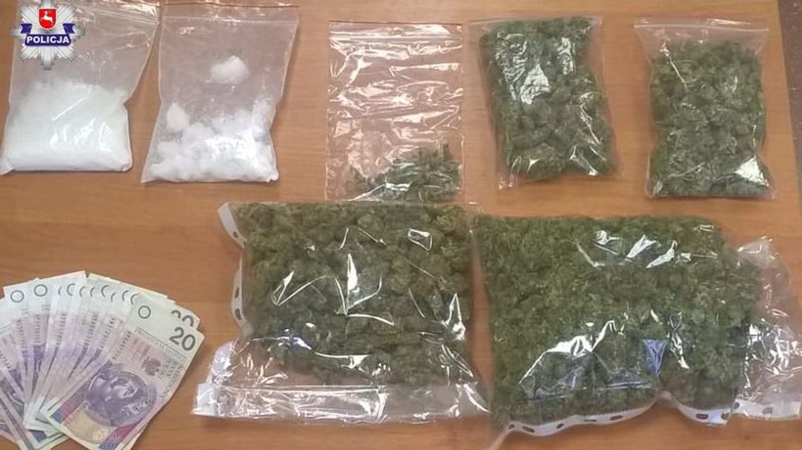 Miał narkotyki w szafie i pod łóżkiem. Ponad pół kilograma