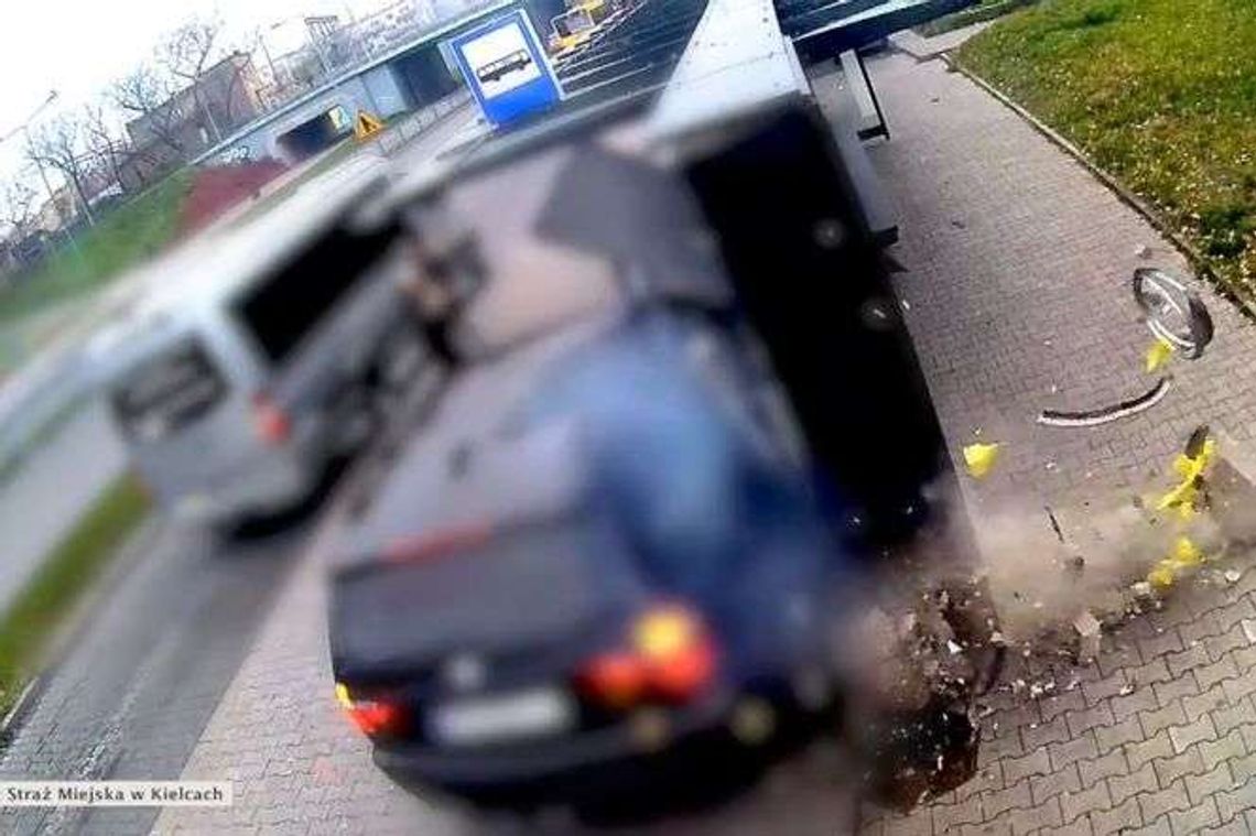 Miał ponad 3 promile, staranował przystanek. Nie żyje kobieta