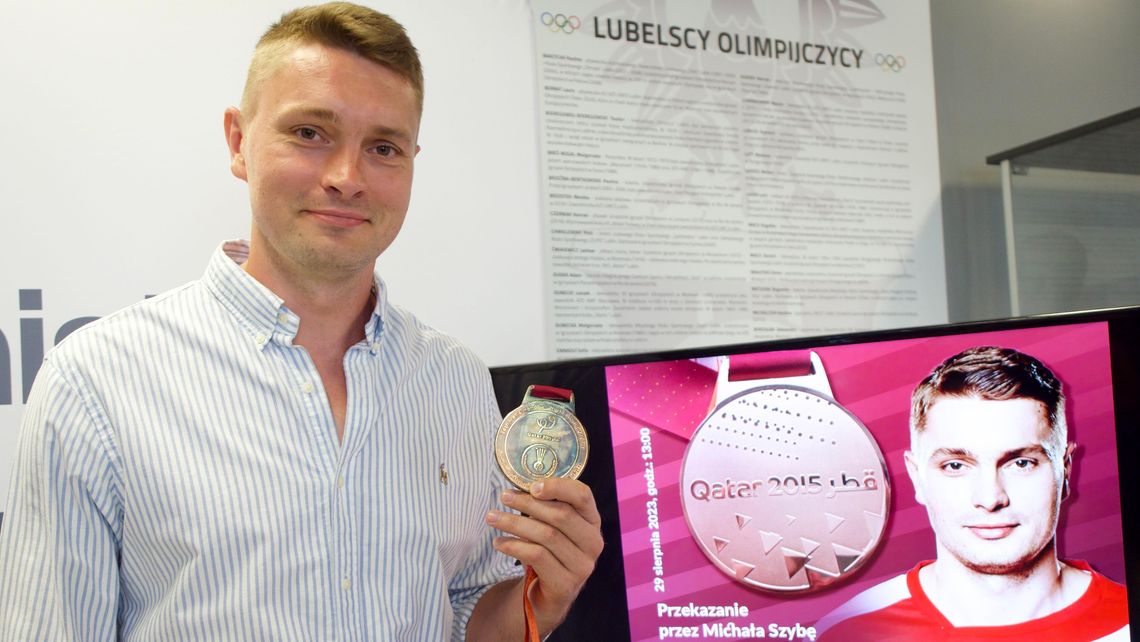 Michał Szyba przekazał medal MŚ do Centrum Historii Sportu w Lublinie. "To moje najważniejsze trofeum"