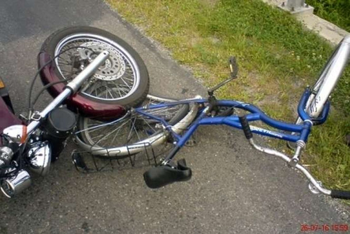 Michałów: Rowerzysta zderzył się z motocyklistką