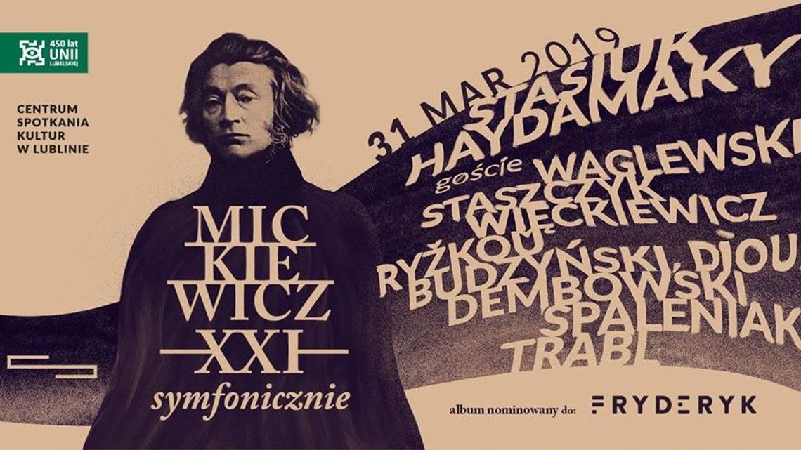 Mickiewicz-Stasiuk-Haydamaky. Koncert w Centrum Spotkania Kultur