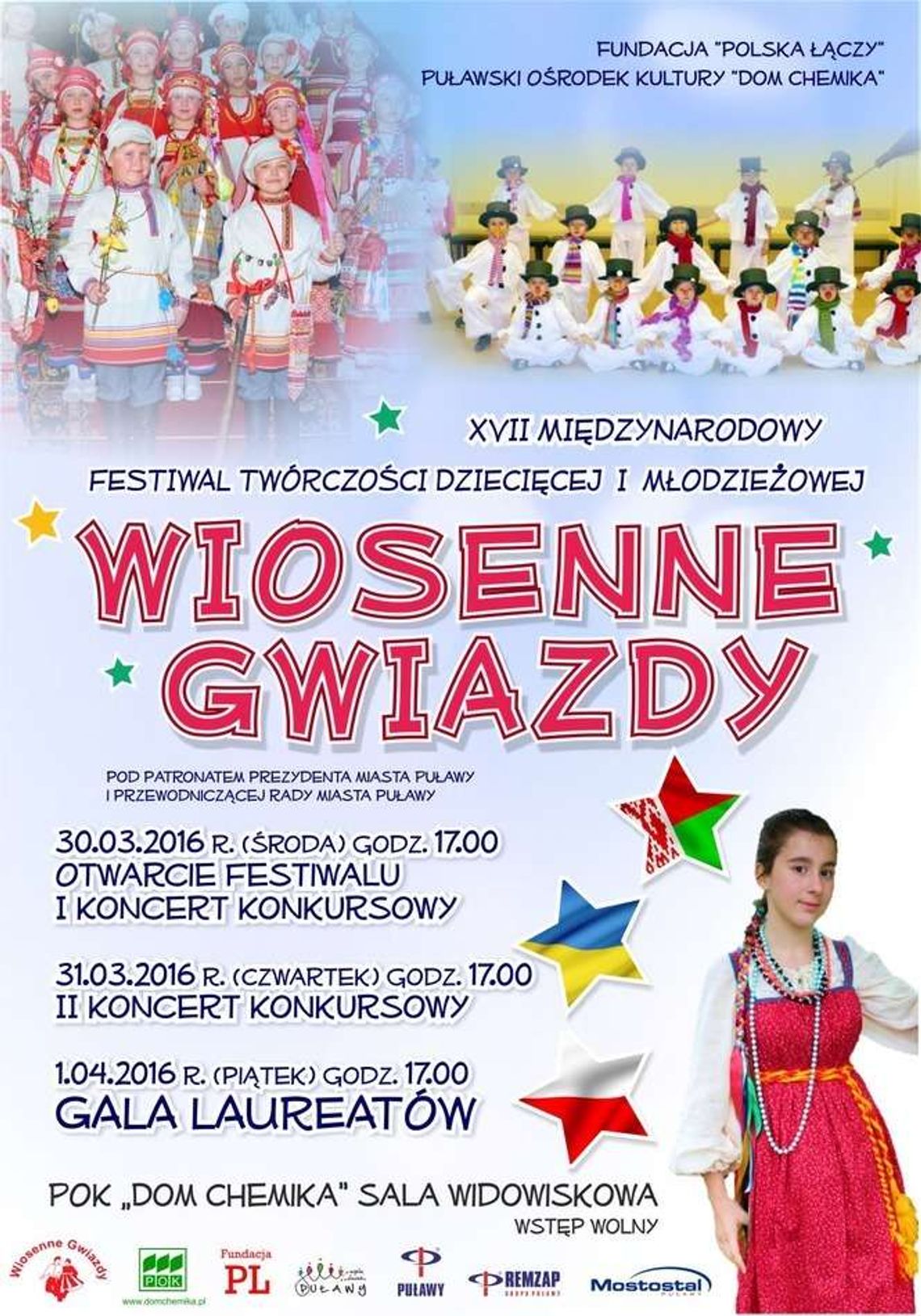 Międzynarodowo w Puławach. Festiwal "Wiosenne Gwiazdy"