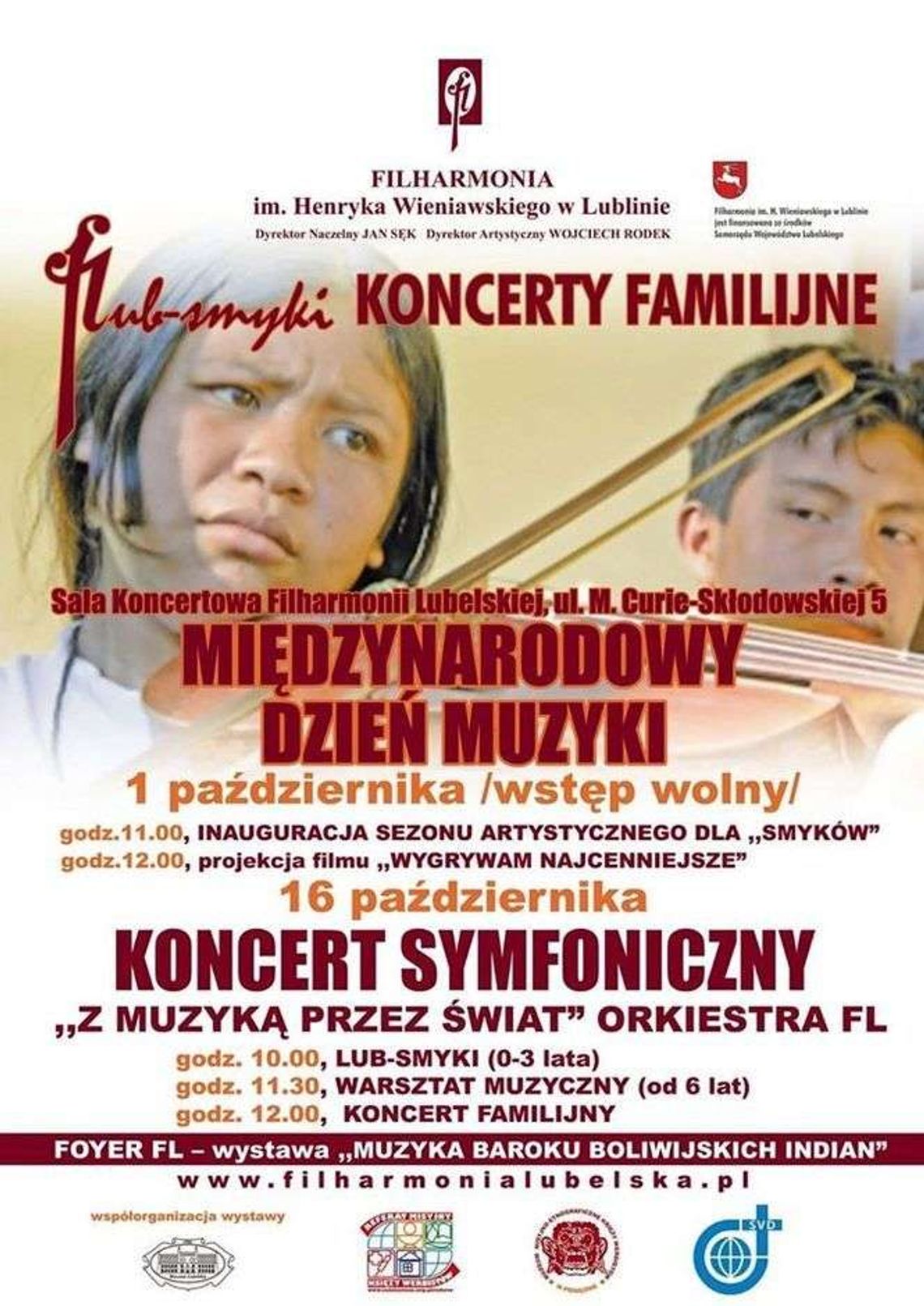 Międzynarodowy Dzień Muzyki w Filharmonii Międzynarodowy Dzień Muzyki w Filharmonii