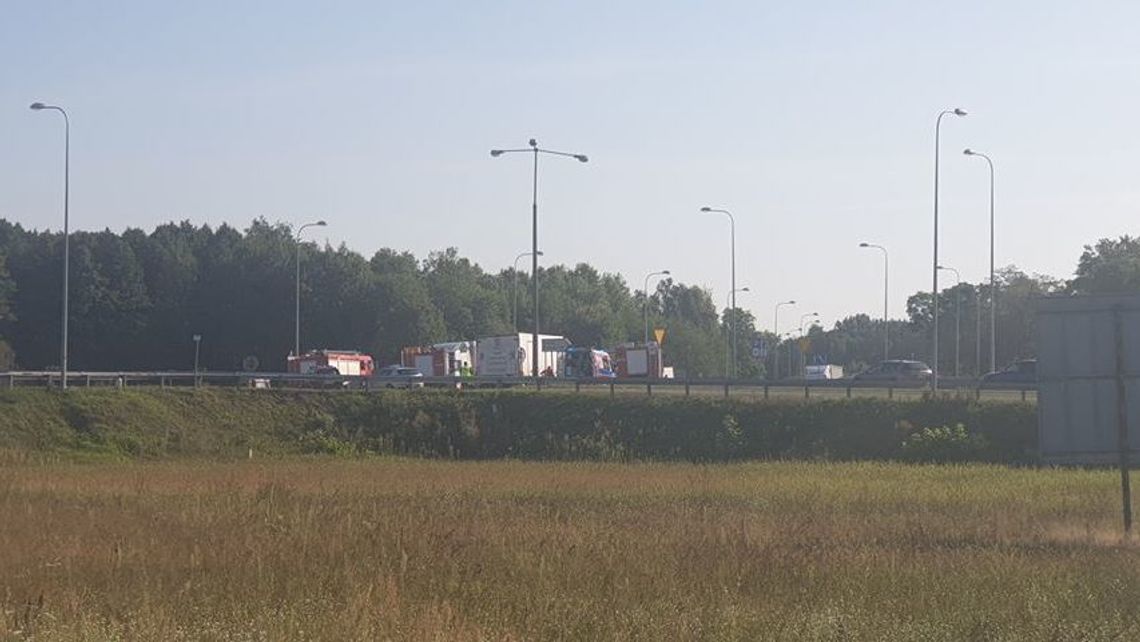 Międzyrzec Podlaski: Wypadek przy wyjeździe z miasta. Duże utrudnienia