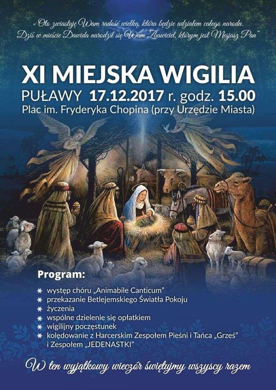 Miejska Wigilia w Puławach
