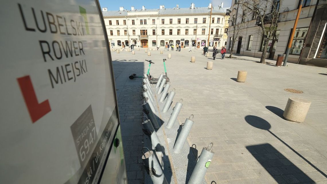 Miejskie rowery znikają z ulic Lublina. Będą je przemalowywać