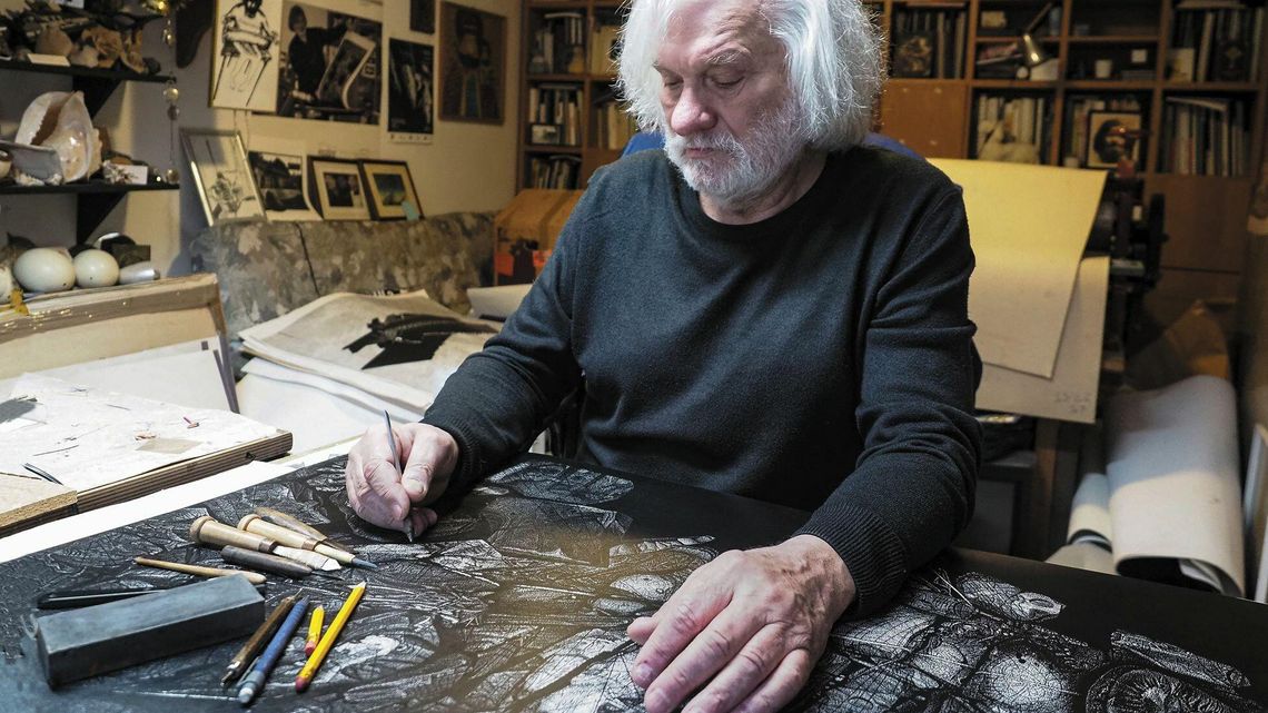 Miesiąc zamknięty w pracowni. Tylko praca i medytacja Stanisława Bałdygi Miesiąc zamknięty w pracowni. Tylko praca i medytacja Stanisława Bałdygi