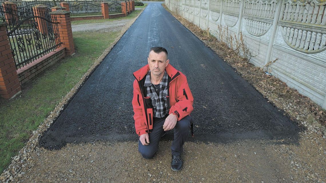 Mieszkańcy cieszyli się z nowego asfaltu. "Ale miny nam szybko zrzedły"