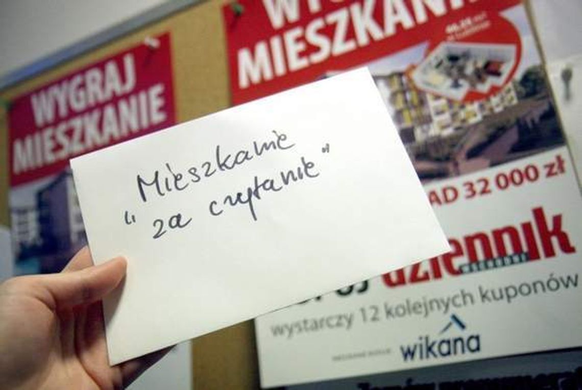 Mieszkanie za czytanie. Na kupony czekamy tylko do piątku, 17 lutego do godziny 15:00