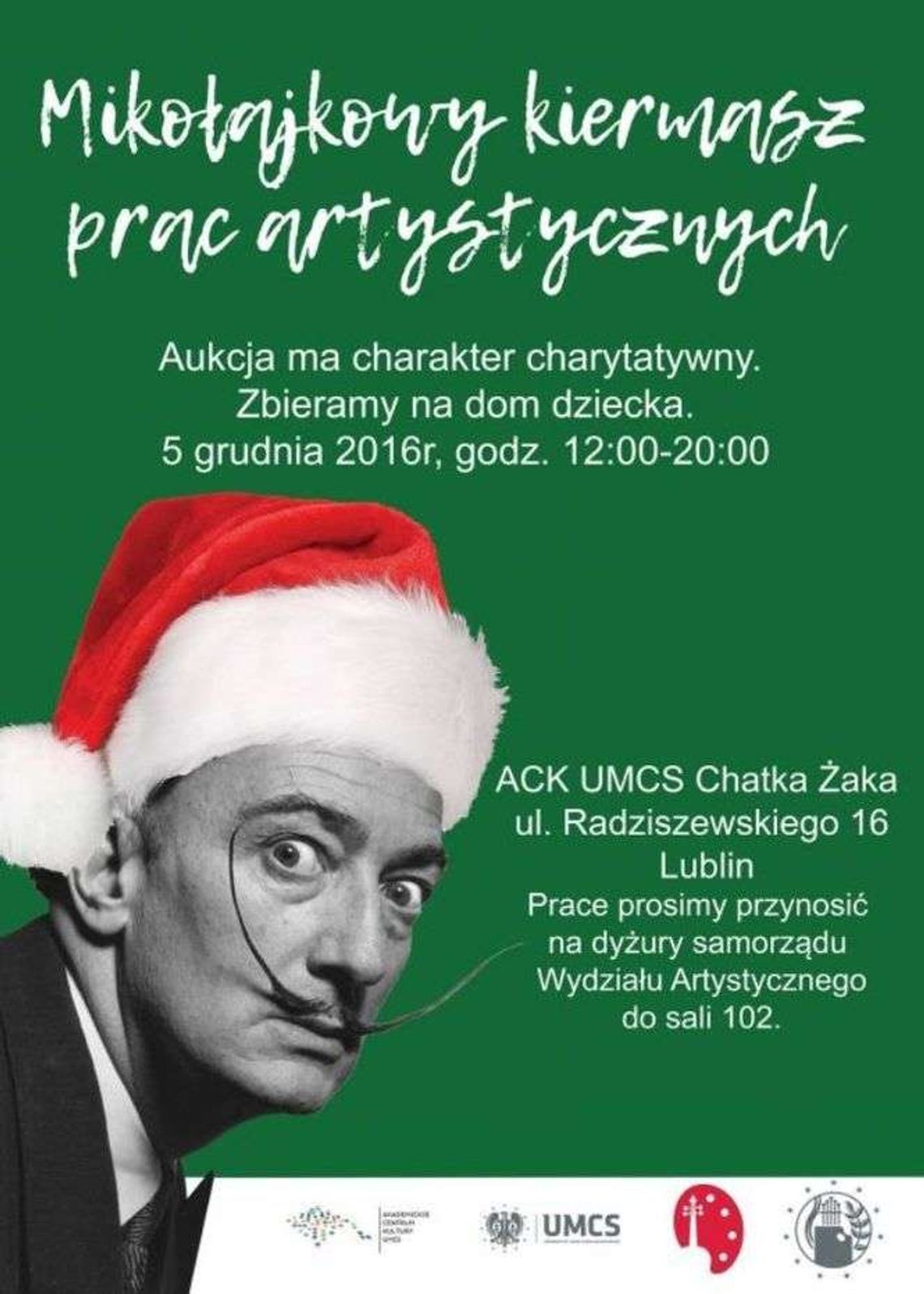 Mikołajkowy kiermasz prac artystycznych w Chatce Żaka