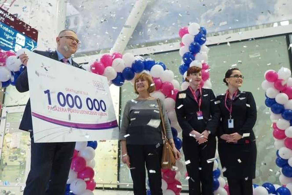 Milionowy pasażer na lotnisku Lublin. Przygotowania do rozbudowy terminalu Milionowy pasażer na lotnisku Lublin. Przygotowania do rozbudowy terminalu