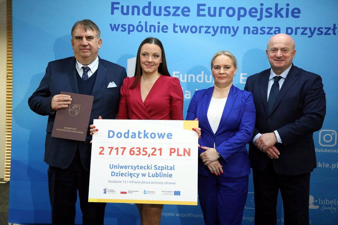 Miliony dla szpitala dziecięcego. Będzie na leki i nowy sprzęt Miliony dla szpitala dziecięcego. Będzie na leki i nowy sprzęt