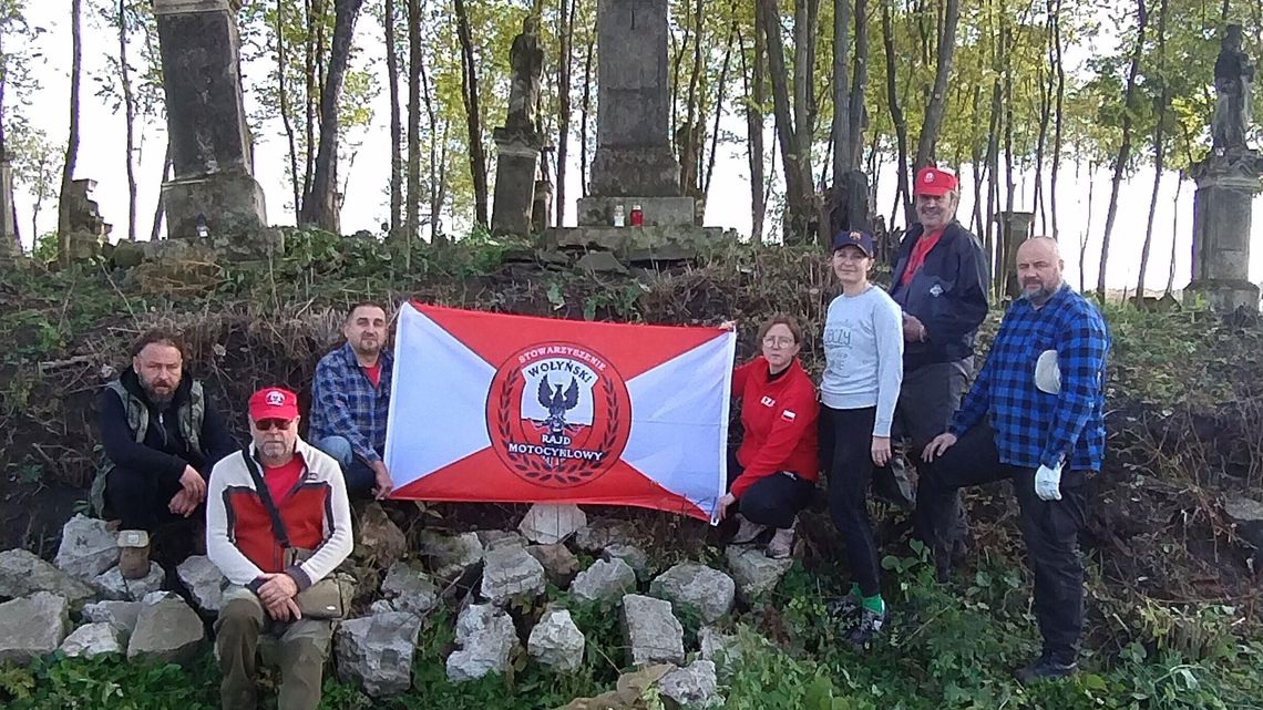 Mimo wojny motocykliści jeżdżą na Wołyń. Tym razem pojechali z darami