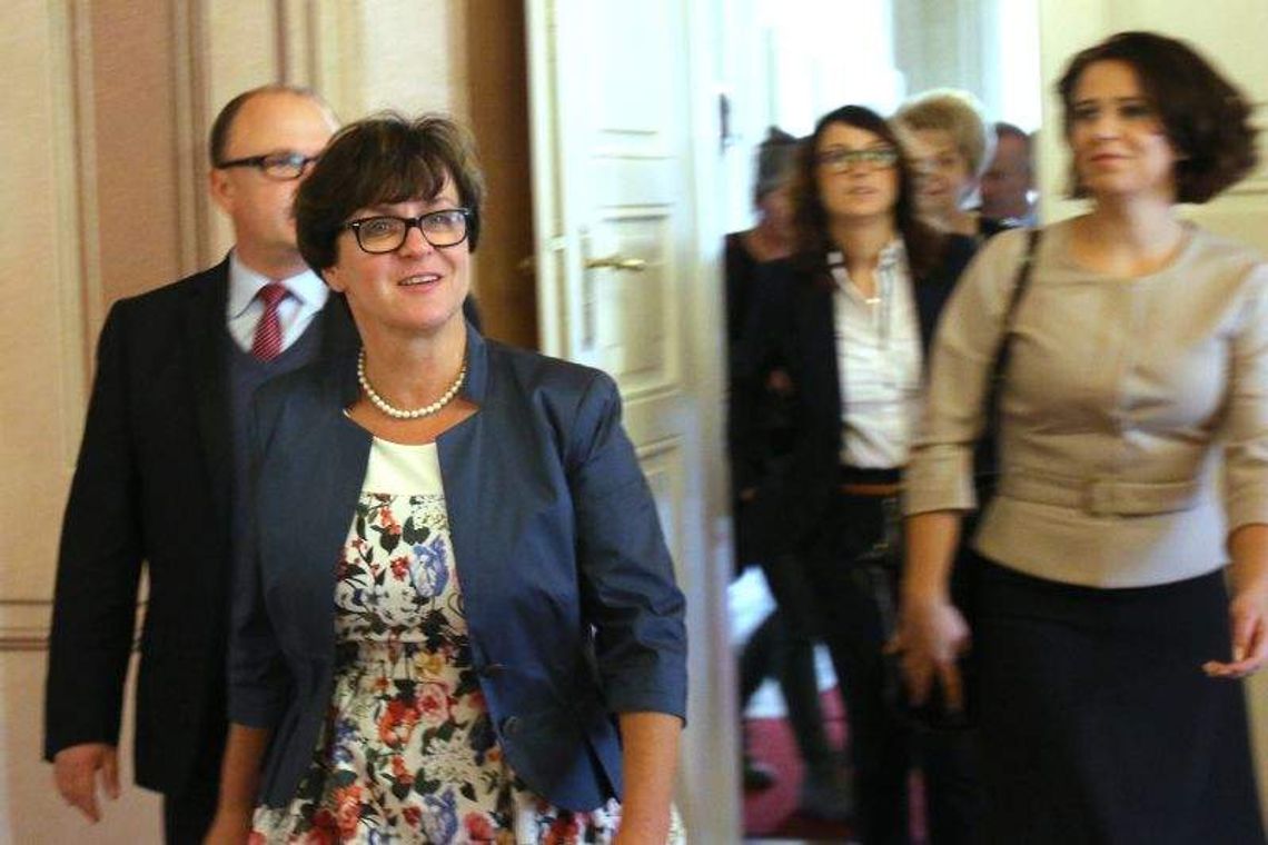 Minister edukacji w Lublinie mówiła o liczebności uczniów