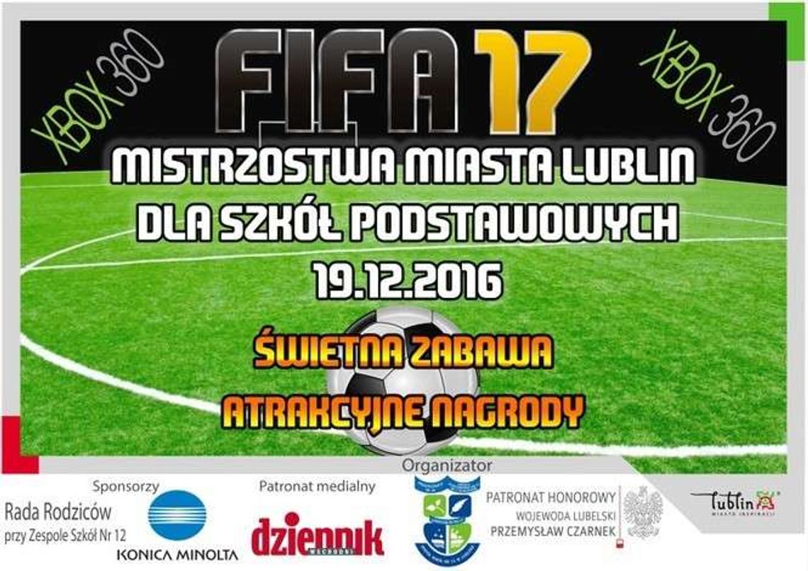 Mistrzostwa Miasta Lublin w grze FIFA 17 dla szkół podstawowych