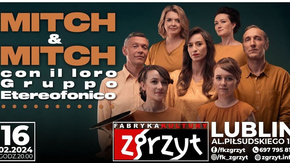 Mitch & Mitch zagrają muzykę Ennio Morricone w lubelskiej Fabryce Kultury Zgrzyt