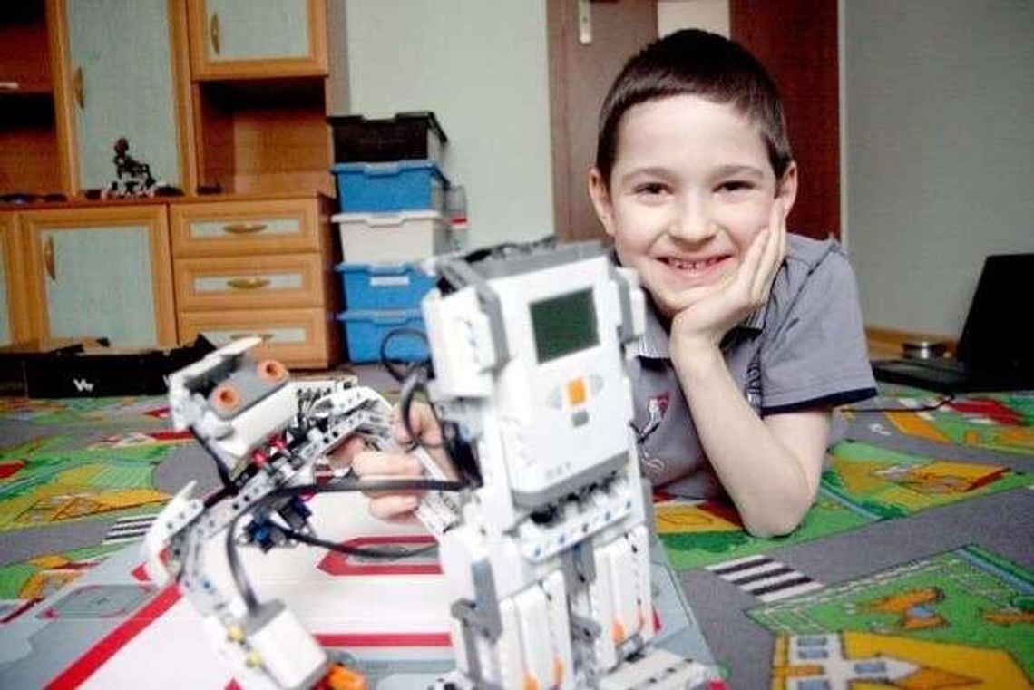 „Młody Einstein” z Lublina. 7-letni Kamil konstruuje roboty