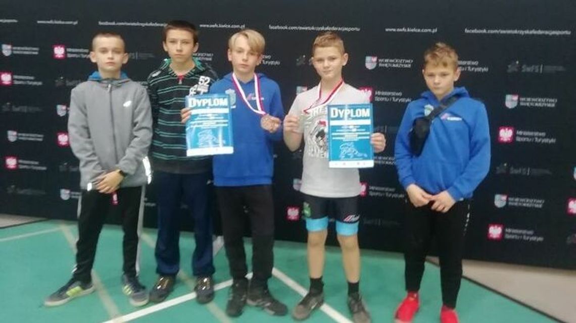 Młodzi zapaśnicy Cementu-Gryfa Chełm stanęli na podium w Staszowie