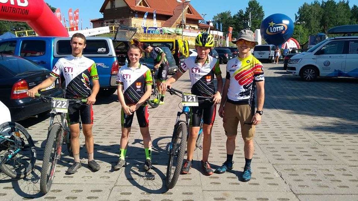 Młodzicy ETI LKKG blisko strefy medalowej na zawodach w kolarstwie górskim