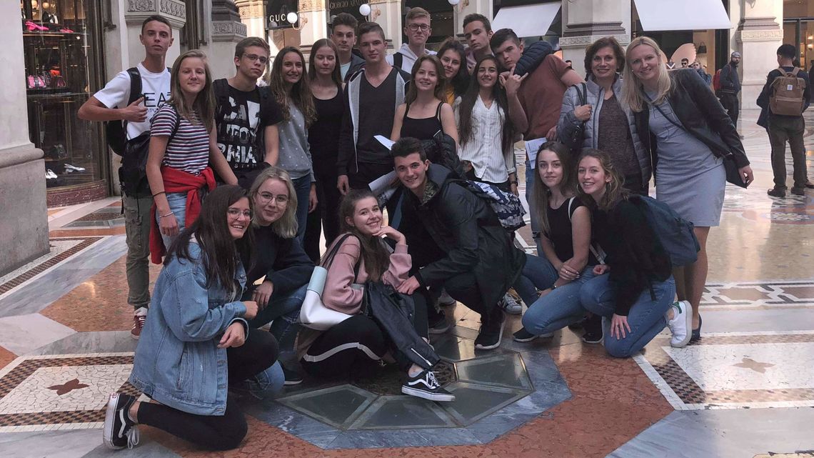 Młodzież z bialskiego ekonomika we Włoszech Młodzież z bialskiego ekonomika we Włoszech