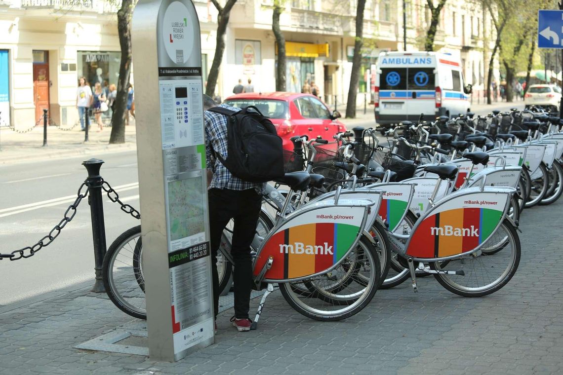 Mniej nowych rowerów miejskich w Lublinie