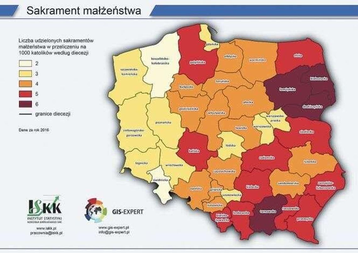 Mniej osób chodzi w niedzielę do kościoła w Lubelskiem. Ale są też liczby, które wzrosły