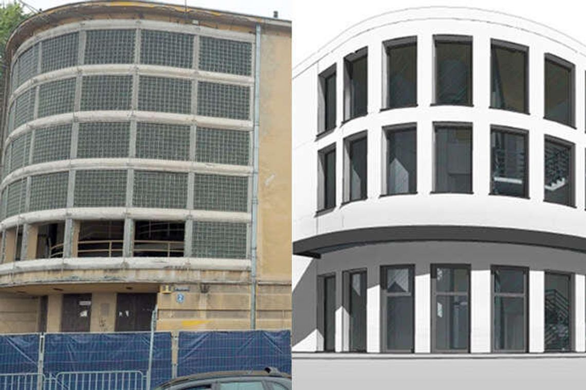 Modernistyczny budynek po PZU stanie się biurowcem. Wizualizacje
