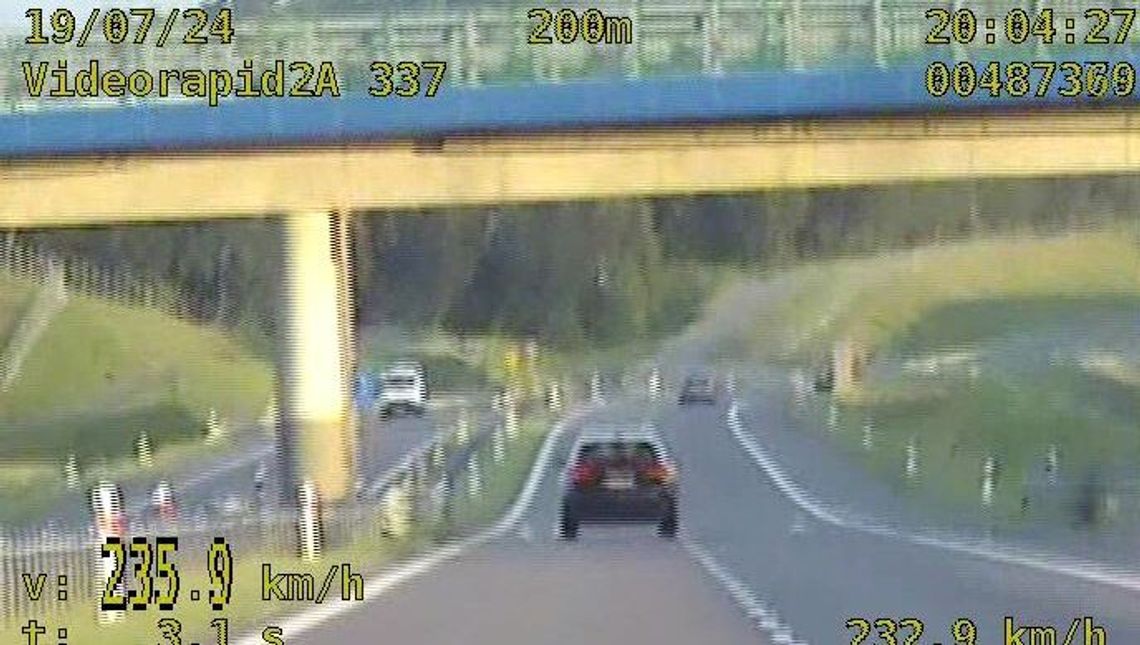 MODLIBORZYCE - 230 km/h - warszawiak udawał Kubicę. MODLIBORZYCE - 230 km/h - warszawiak udawał Kubicę.