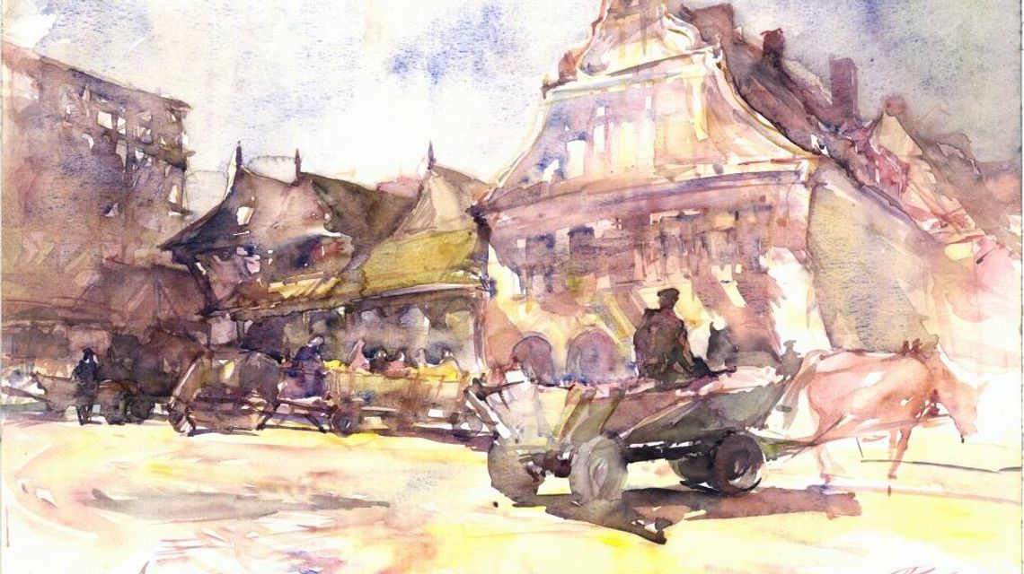 "Mój Kazimierz". Wystawa rysunków i akwareli w Galerii OKNA