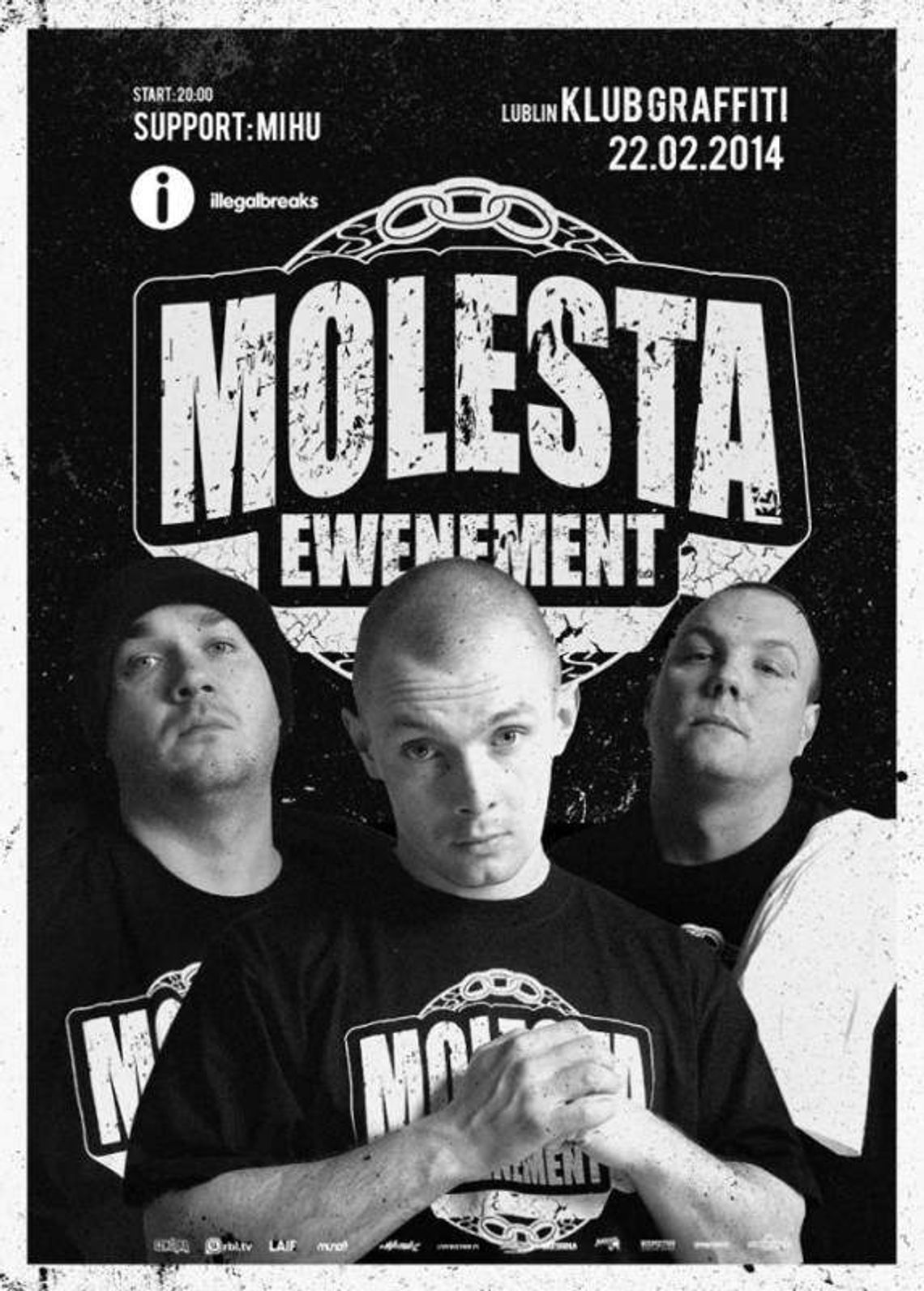 Molesta w Lublinie. Koncert w Graffiti