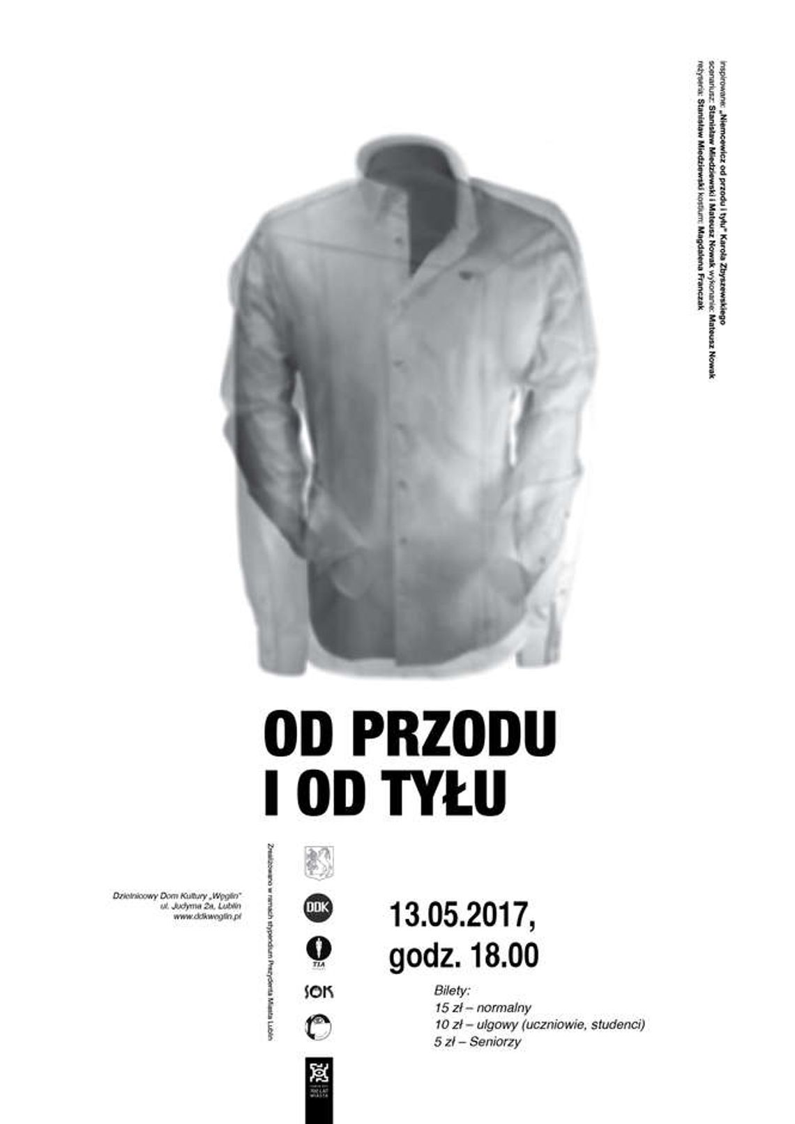 Monodram "Od przodu i od tyłu" w DDK Węglin