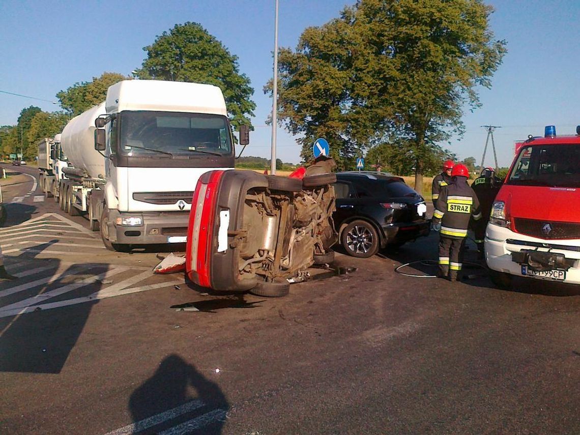 Moszczanka: Poważny wypadek na drodze Lublin-Warszawa (zdjęcia)