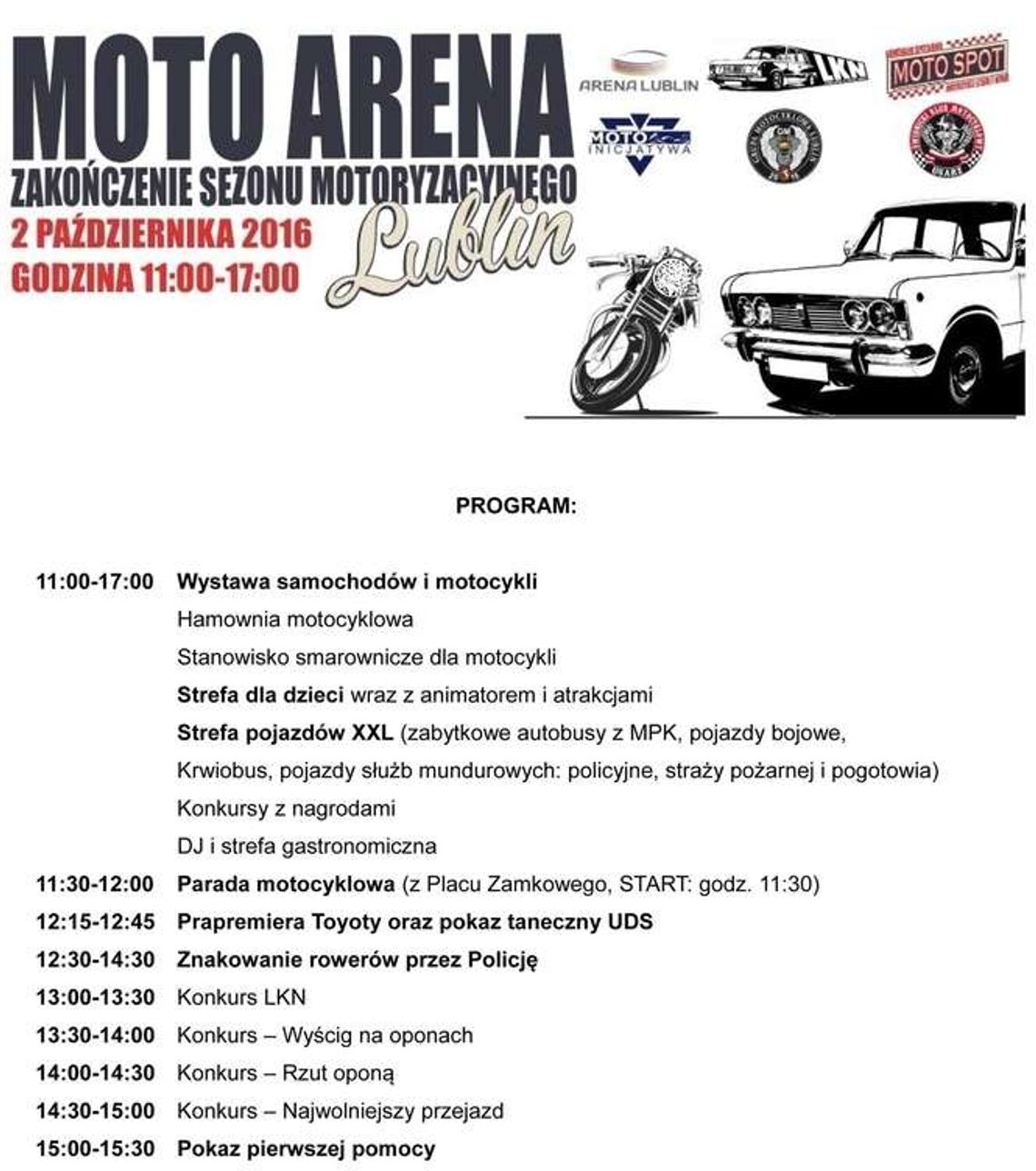 MOTO Arena - Zakończenie Sezonu Motoryzacyjnego 