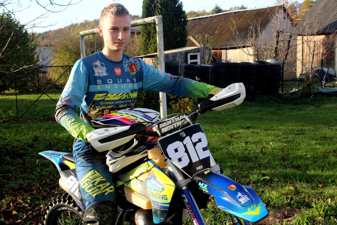 Motocykle kocha od dziecka. Zdobył tytuł Mistrza Polski