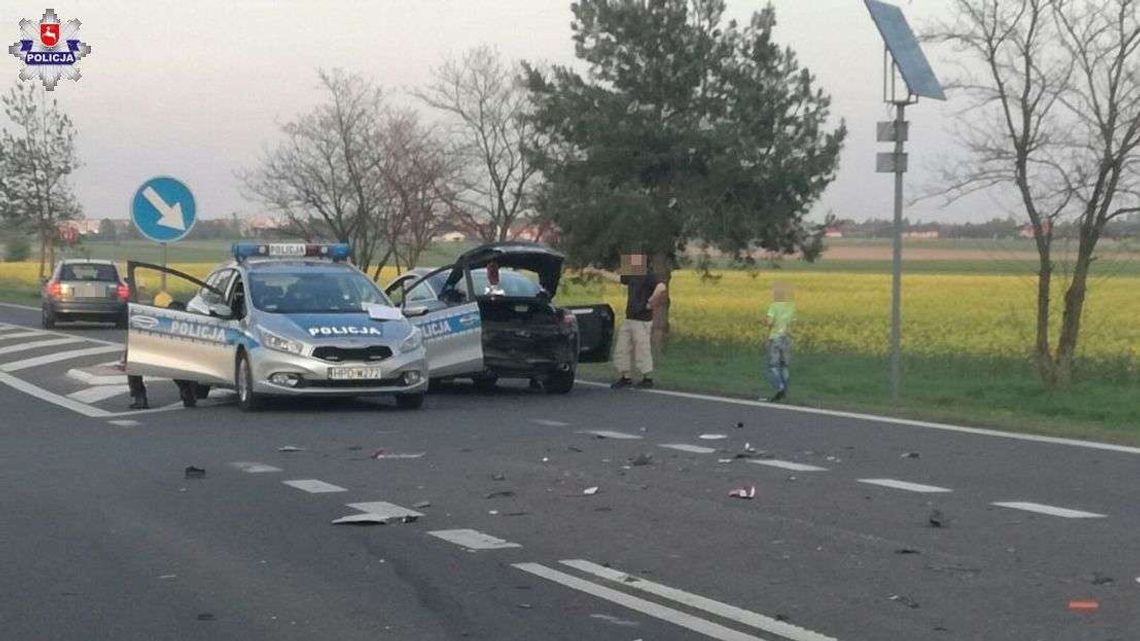 Motocyklista z Kraśnika został ranny w wypadku. Trafił do szpitala we Włodawie