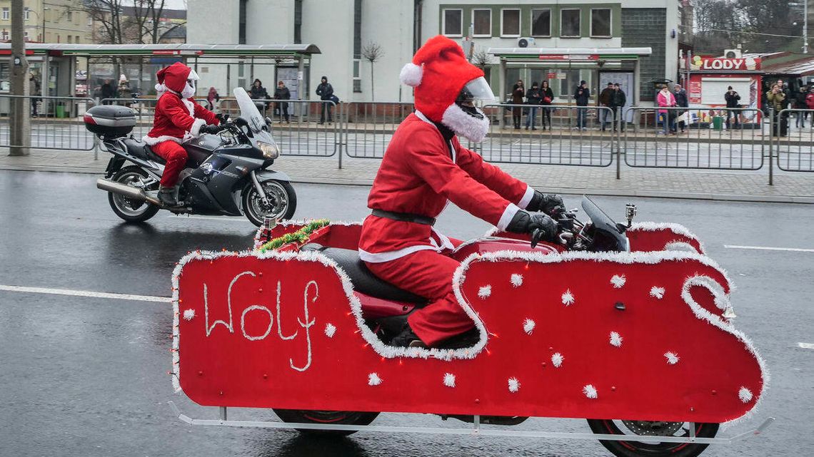 MotoMikołaje przejechali przez Lublin [zdjęcia]