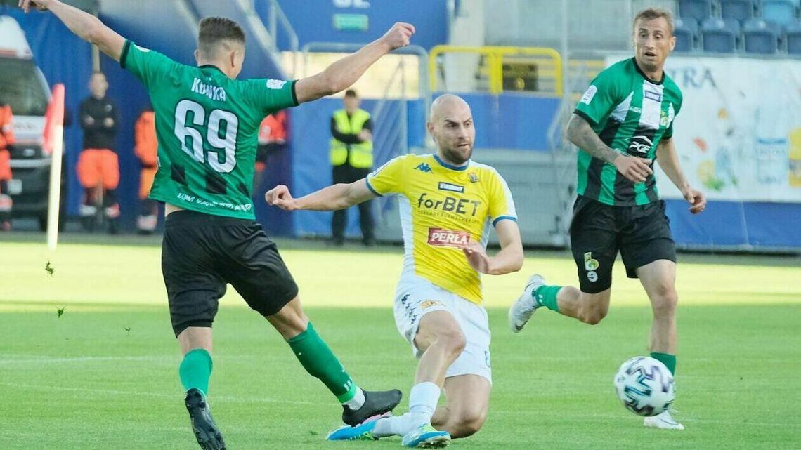 Motor Lublin – GKS Bełchatów 4:0. Przewrotka Michała Fidziukiewicza i świetna druga połowa