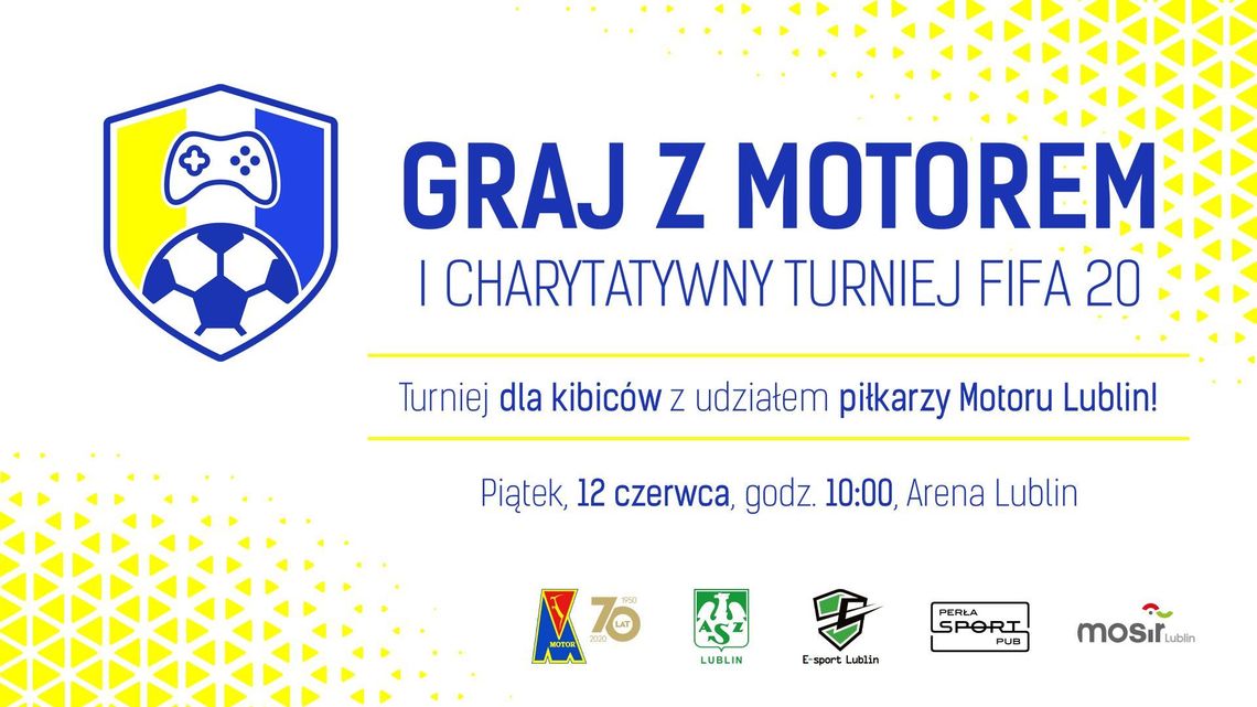 Motor zaprasza na I Charytatywny Turniej Fifa 20 Motor zaprasza na I Charytatywny Turniej Fifa 20