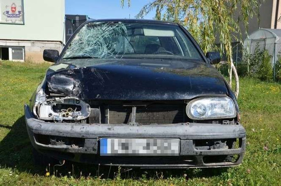 Motorowerzysta w ciężkim stanie. Kierowca uciekł, samochód znaleziono dopiero rano Motorowerzysta w ciężkim stanie. Kierowca uciekł, samochód znaleziono dopiero rano