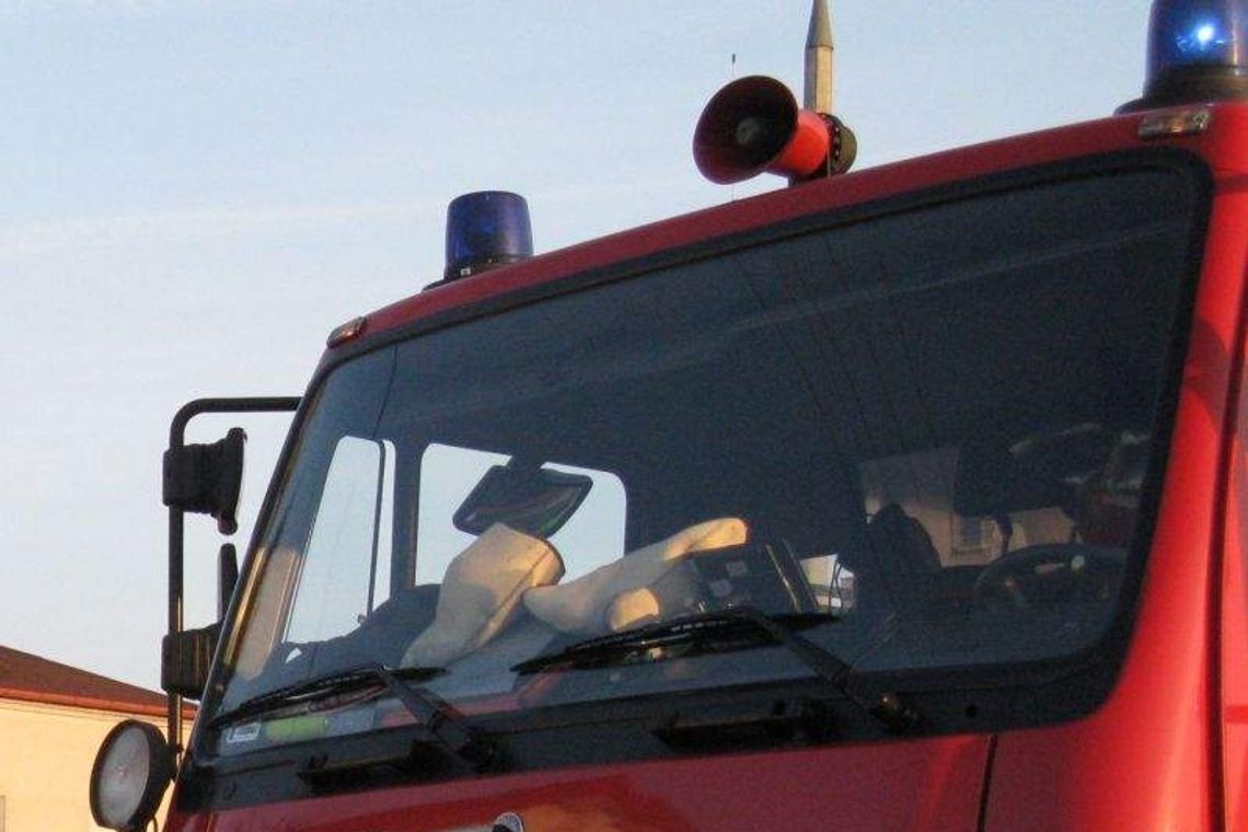 Motwica: Ewakuacja krów z płonącej obory