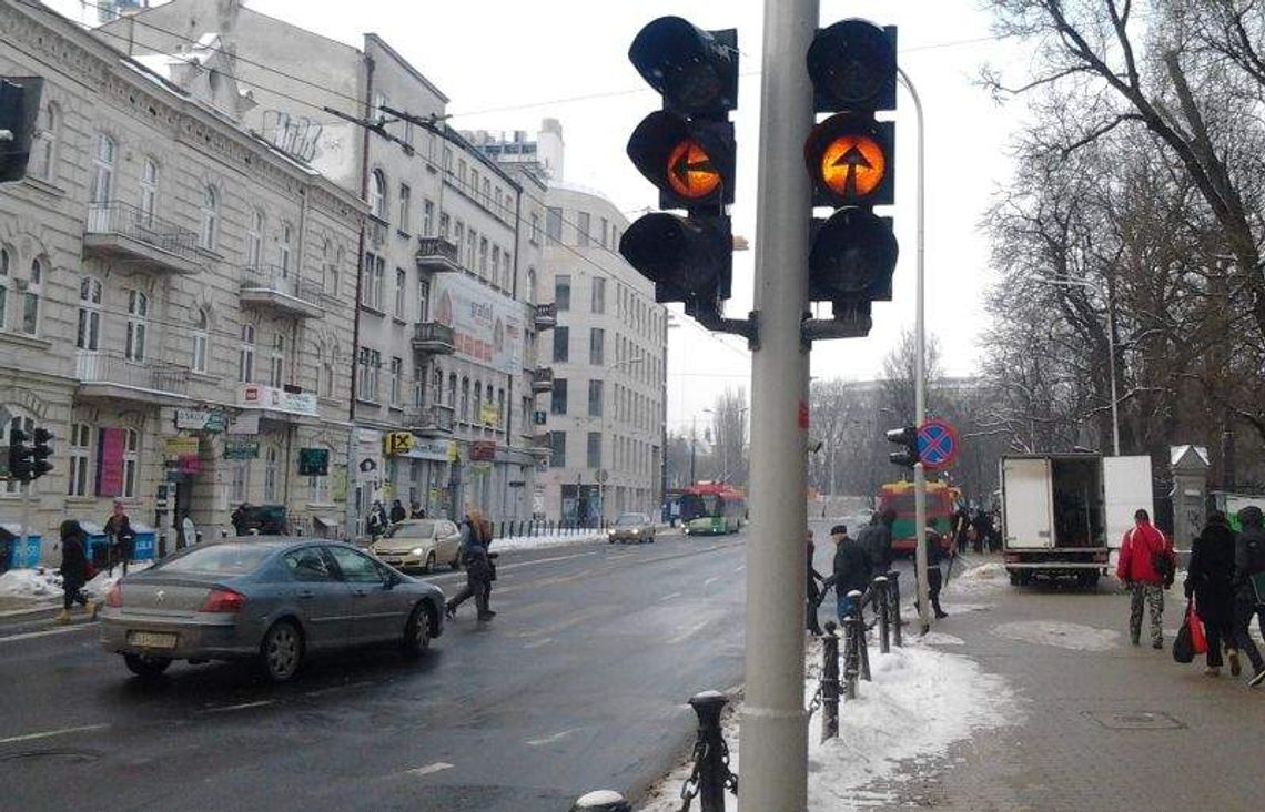 Mróz wyłączył sygnalizację na skrzyżowaniach