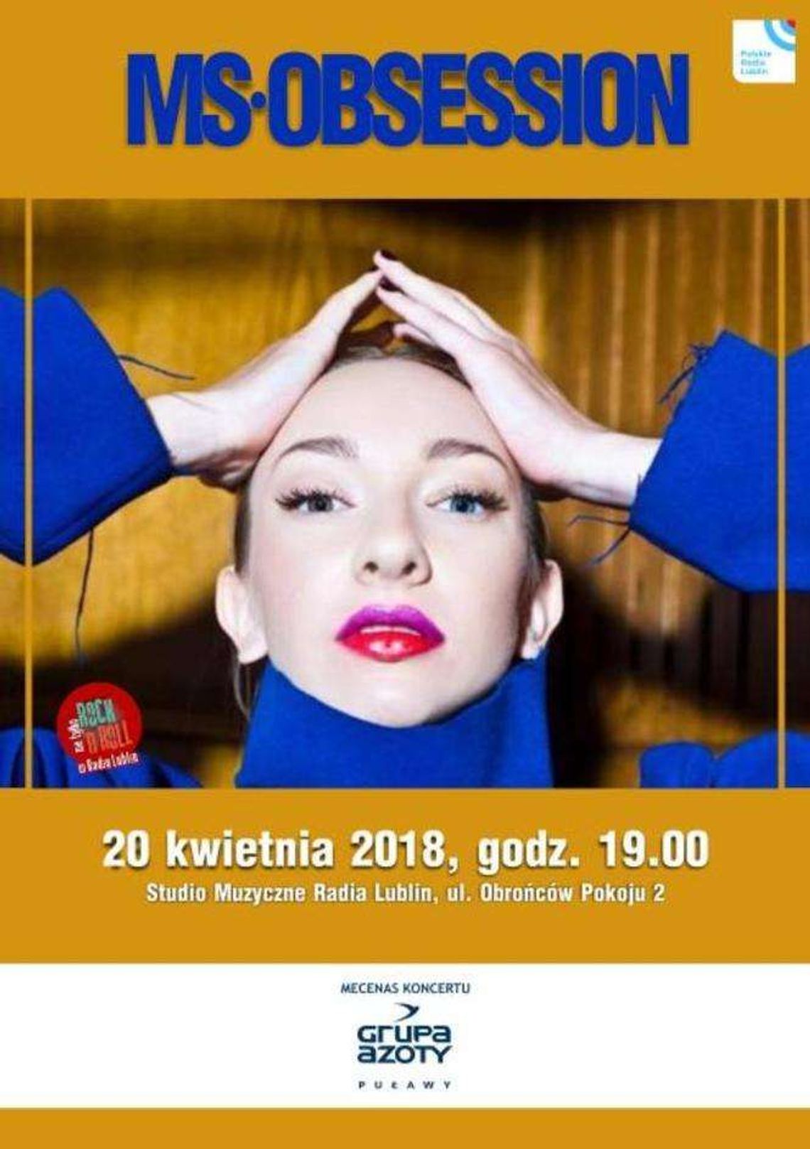 Ms.Obsession na scenie Radia Lublin