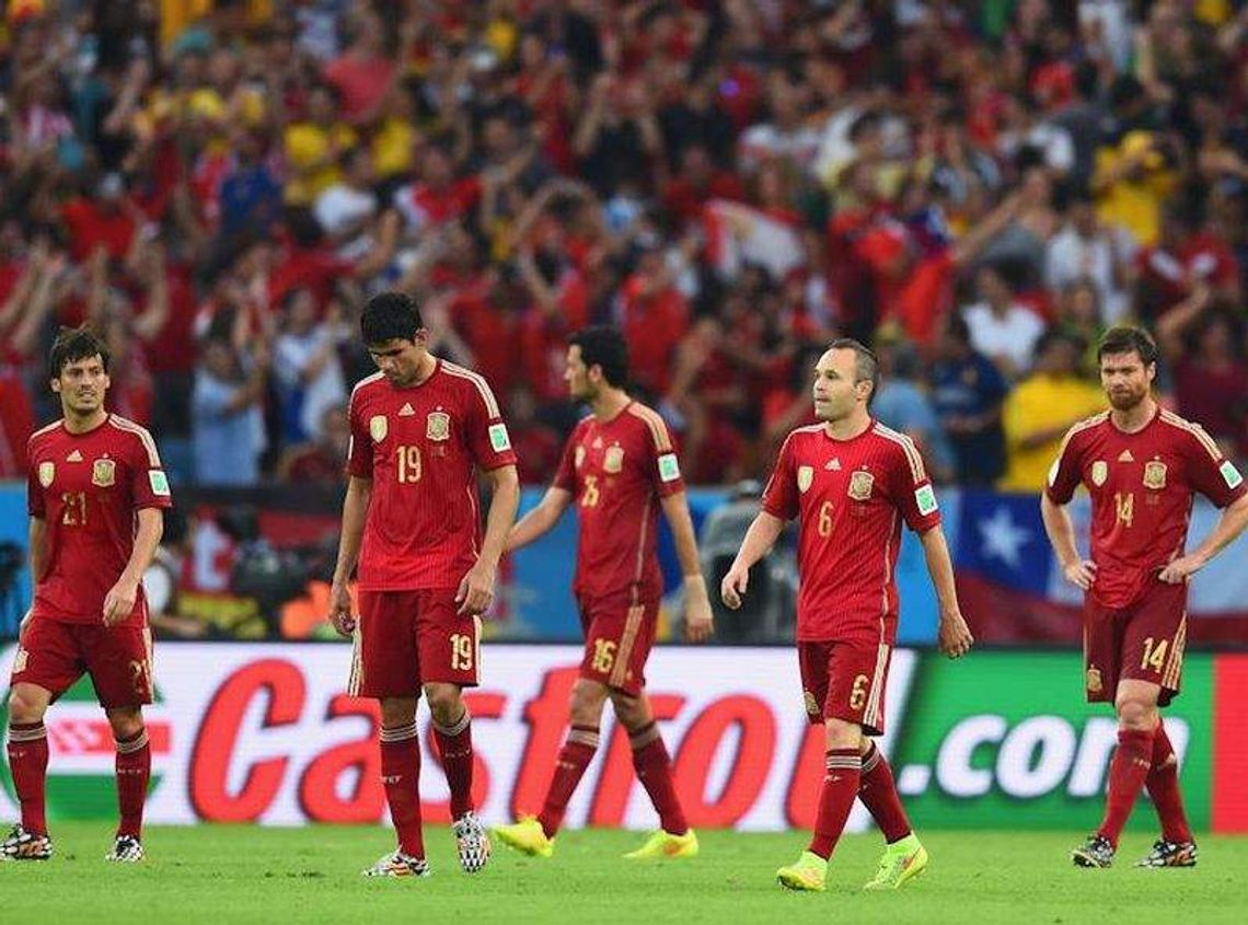 Mundial 2014: Hiszpania - Chile 0:2. Mistrz świata za burtą!