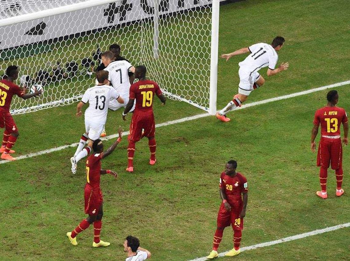 Mundial 2014: Niemcy - Ghana 2:2. Kapitalne widowisko, rekord Ronaldo wyrównany Mundial 2014: Niemcy - Ghana 2:2. Kapitalne widowisko, rekord Ronaldo wyrównany