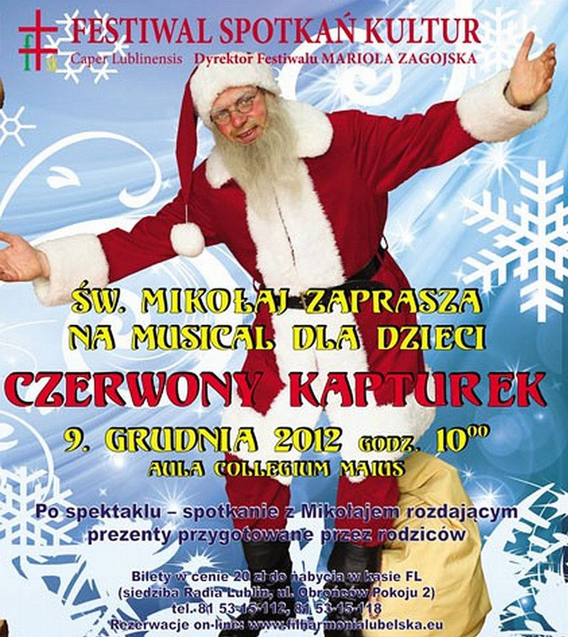 Musical \"Czerwony kapturek\". Zaprasza Św. Mikołaj