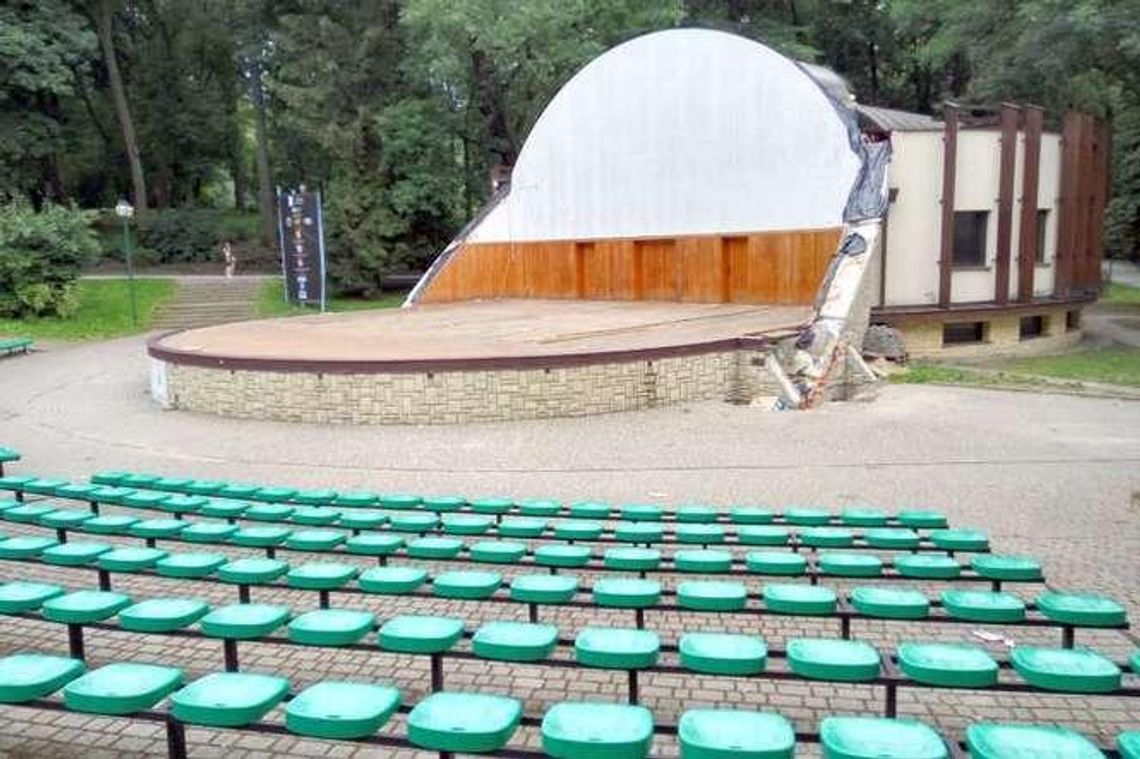 Muszla koncertowa znów będzie placem budowy. Nowy dach ma być trwalszy