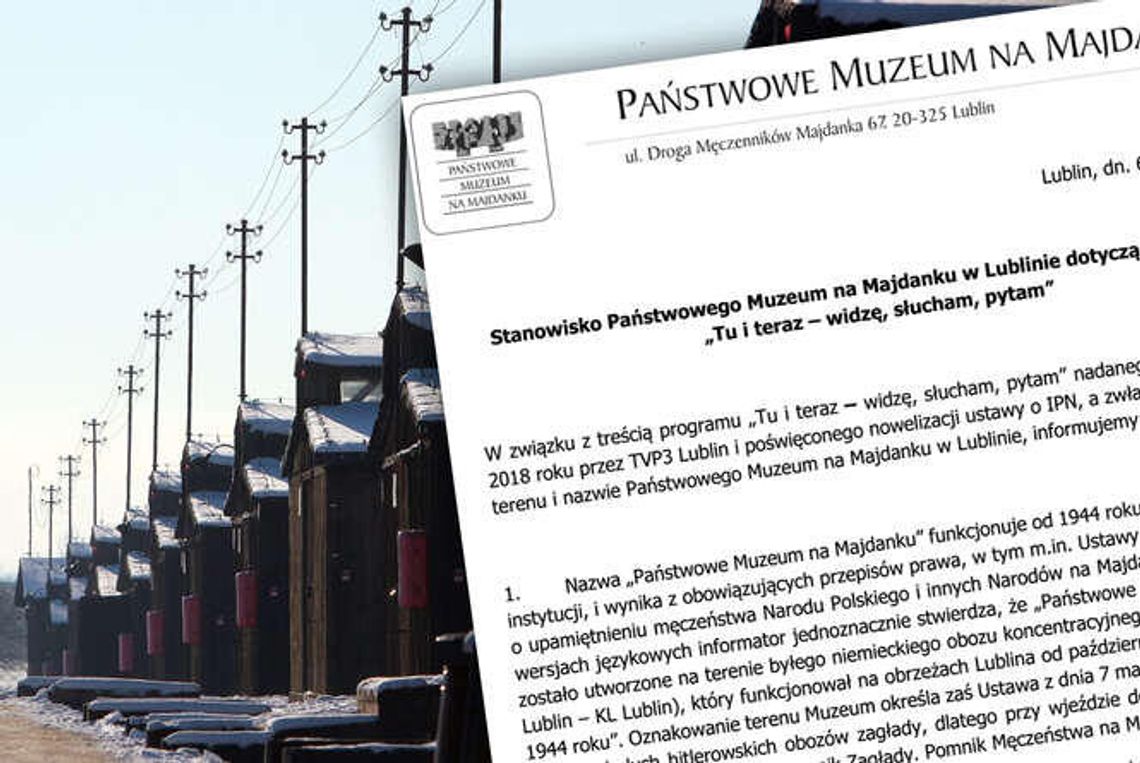 Muzeum na Majdanku ostro odpowiada TVP 3 Lublin. "Nierzetelne informacje" Muzeum na Majdanku ostro odpowiada TVP 3 Lublin. "Nierzetelne informacje"