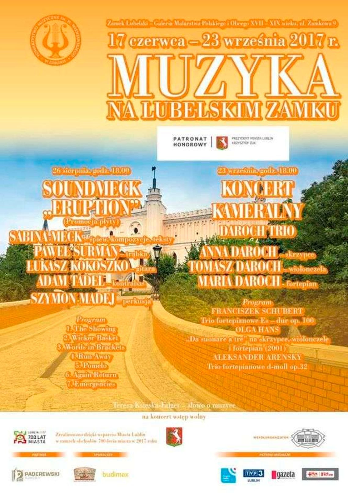 Muzyka na Lubelskim Zamku - Daroch Trio