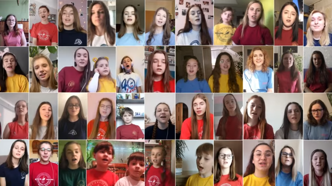 „My dzieci świata”. Chór z Poniatowej zaśpiewał wirtualne przesłanie